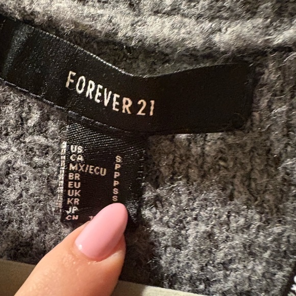 Forever 21 cardigan grey - Picture 6 of 7